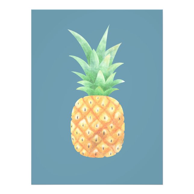 Minimalistische Ananas Fotodruck (Vorne)