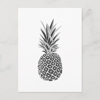 Minimalistische Ananas Postkarte