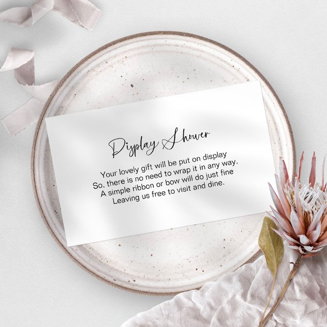 Minimalistische Anzeigeraumkarte Begleitkarte (Von Creator hochgeladen)