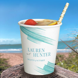 Minimalistische Aquarelle Pappbecher