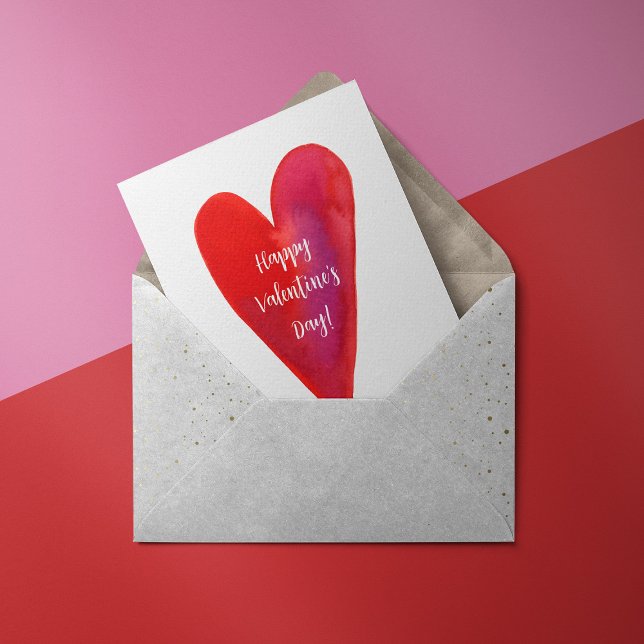 Minimalistische Aquarellenkarte Feiertagskarte (Von Creator hochgeladen)