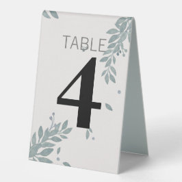 Minimalistische Aquarellfolien mit 2Seiten Tischaufsteller