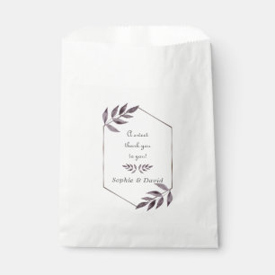 Minimalistische Aquarelltöne Geschenktütchen