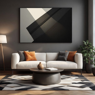 Minimalistische Architektur Licht und Schatten Leinwanddruck