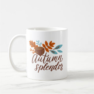 Minimalistische ästhetische Herbstschlucht Kaffeetasse