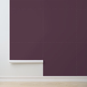 Minimalistische Aubergine lila solide schlicht ele Tapete