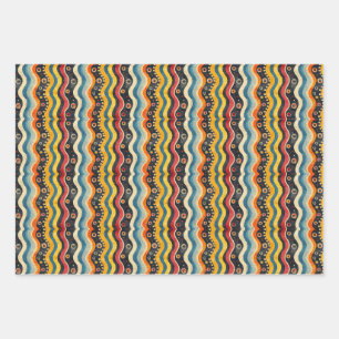 Minimalistische australische Aborigine-Kunst: verb Geschenkpapier Set
