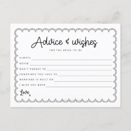 Minimalistische Ausweiskarte für die Grenzbriefe Postkarte