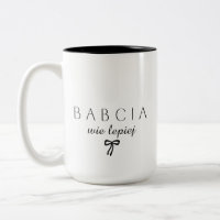 Minimalistische Babcia wie lepiej Lustige polnisch