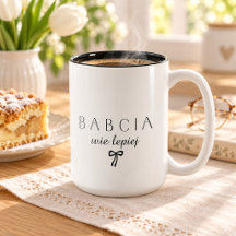 Minimalistische Babcia wie lepiej Lustige polnisch
