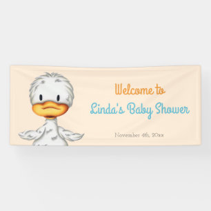 Minimalistische Baby-Enten-Geschlechtsneutrale Bab Banner