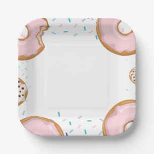 Minimalistische Baby Sprinkle Baby Shower Pappteller