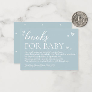 Minimalistische Babyduschbücher für Kinder Mitteilungskarte