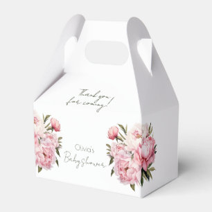 Minimalistische Babydusche Geschenkschachtel