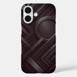 Minimalistische Bärenlinie Zeichnend iPhone 16 Hülle
