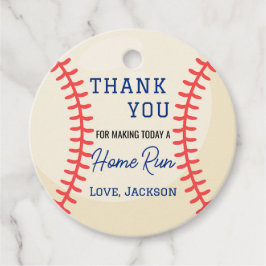 Minimalistische Baseball Geschenke Gefallen Vielen Geschenkanhänger