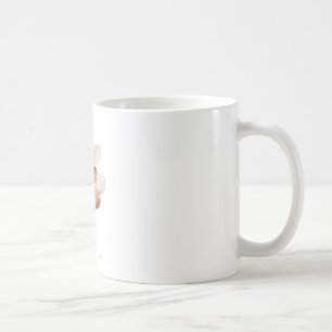 Minimalistische Beige-Blatt-Aquarell-Klassiktasse Kaffeetasse