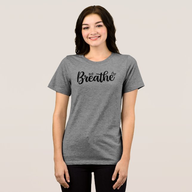 Minimalistische Bella-Leinwand Frauen Tri-Blend Shirt (Vorderseite voll)