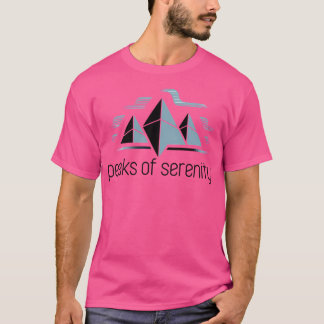 Minimalistische Berge aktiv T-Shirt