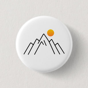 Minimalistische Berge: Ein naturlich Inspiriertes Button