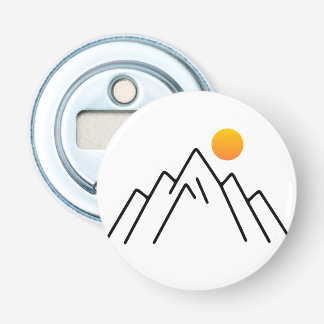 Minimalistische Berge: Ein naturlich Inspiriertes Flaschenöffner