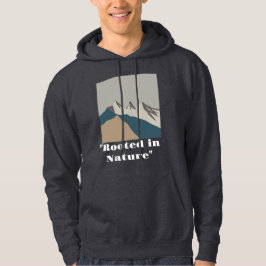 Minimalistische Bergwelt | Nature Inspiriert T- Hoodie