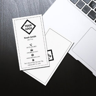 Minimalistische Berufliche elegante Visitenkarte