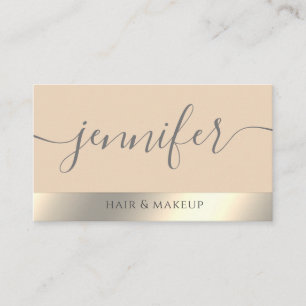Minimalistische berufliche Goldfolie Visitenkarte