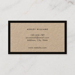 Minimalistische Berufliche Kraft-Business-Karte Visitenkarte