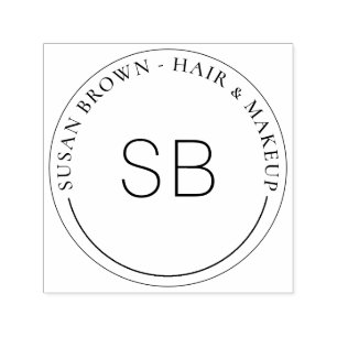Minimalistische Berufliche Logo-Briefmarke Permastempel