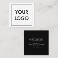 Minimalistische Berufliche Logo-Visitenkarte