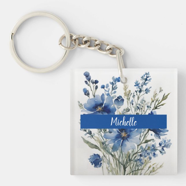 Minimalistische Berufliche Moderne Bündel von Blum Schlüsselanhänger (Vorderseite)