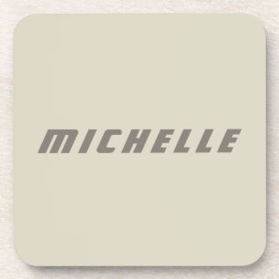 Minimalistische Berufliche moderne Science Fiction Getränkeuntersetzer