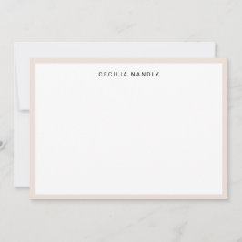Minimalistische Berufliche Namenskarte Mitteilungskarte