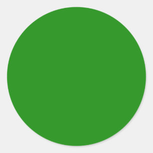 Minimalistische Berufliche Solid India Green Color Runder Aufkleber