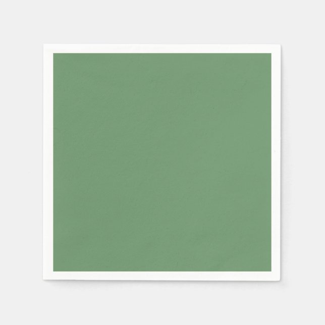 Minimalistische Berufliche Solid-Russische Grüne F Serviette (Vorderseite)