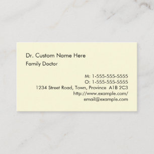 Minimalistische, bescheidene Visitenkarte