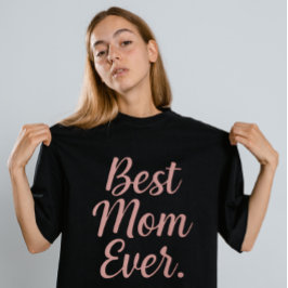 Minimalistische Beste Mama je T-Shirt