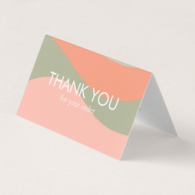 Minimalistische Bestellung der Streifen Visitenkarten (Vorderseite)