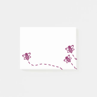 Minimalistische Bienenkleber - Alltag Post-it Klebezettel