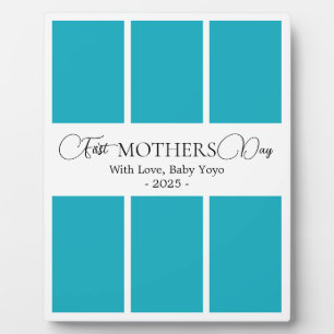 Minimalistische Bildkollektion der ersten Mutter Fotoplatte