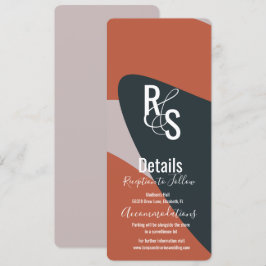 Minimalistische Bio Terracotta Einladung