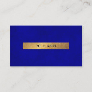 Minimalistische Blue Vip Business Card Visitenkarte