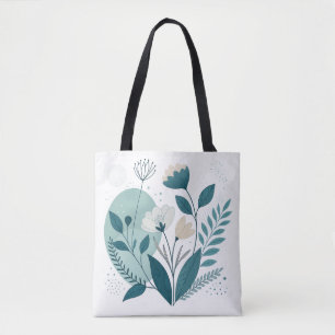 Minimalistische Blumen-Tasche Tasche