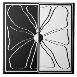 Minimalistische Blumenstrasse Kunst, Dichtung und  Fliese