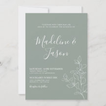 Minimalistische Blumenzwiebelfeier
