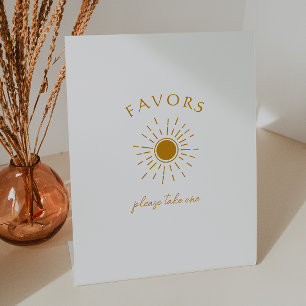 Minimalistische Boho Sunshine Baby Duwer Favoriten Sockelschild