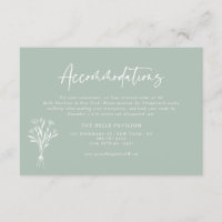 Minimalistische Botanicals zeigen grüne Unterkünft