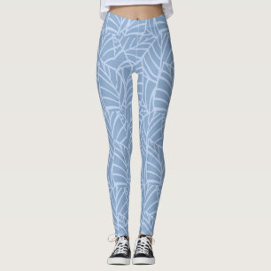 Minimalistische Botanische Adern Leggings