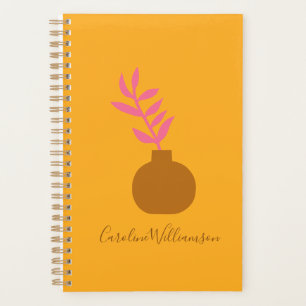 Minimalistische botanische Pflanze Planer